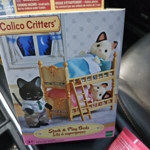 Calico Critters Stack & Play Beds Set